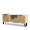 Szafka BORG DUO RTV 2d1s kaszmir / dąb artisan | Mebelbos — zdjęcie 4 Szafka BORG DUO RTV 2d1s kaszmir / dąb artisan | Mebelbos — zdjęcie 4