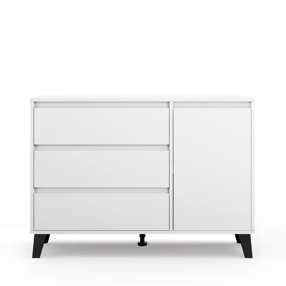 Komoda BORG 1d3s biały [N] (v.3) | Mebelbos — zdjęcie 2