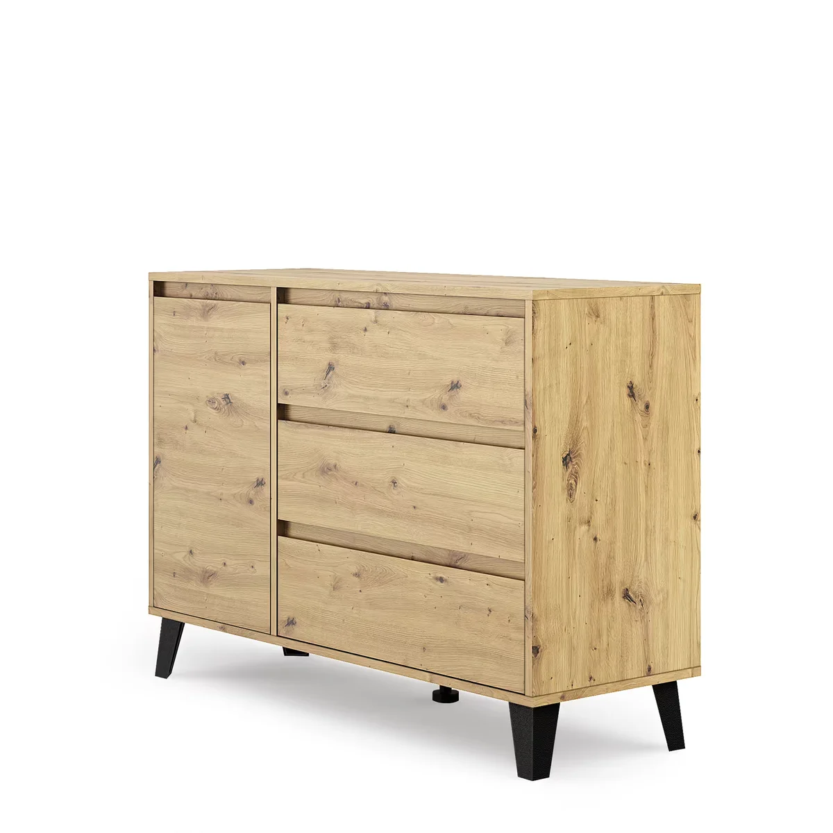 Komoda BORG 1d3s dąb artisan [N] (v.3) | Mebelbos — zdjęcie 3