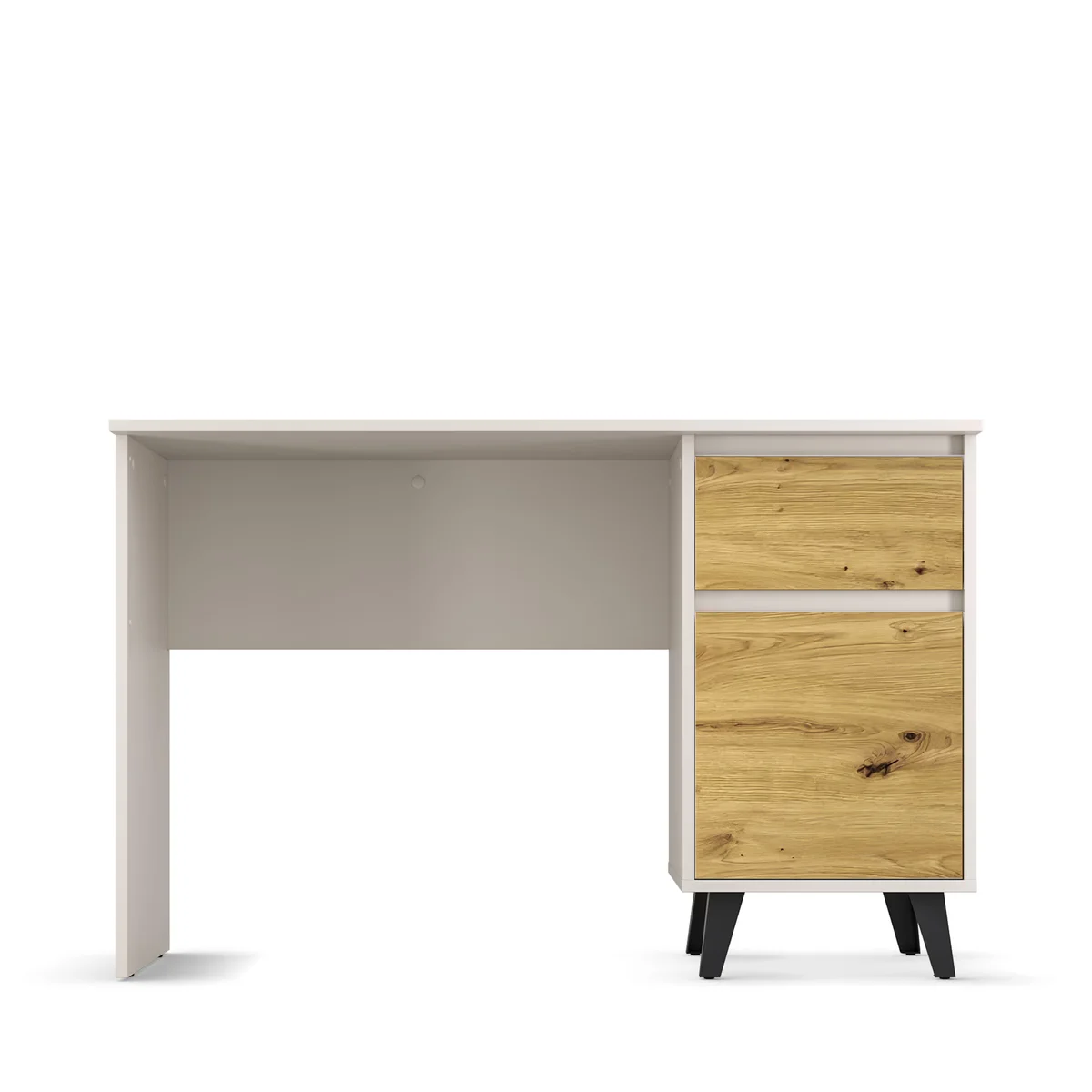 Biurko BORG 1d1s/120 kaszmir / dąb artisan | Mebelbos — zdjęcie 2