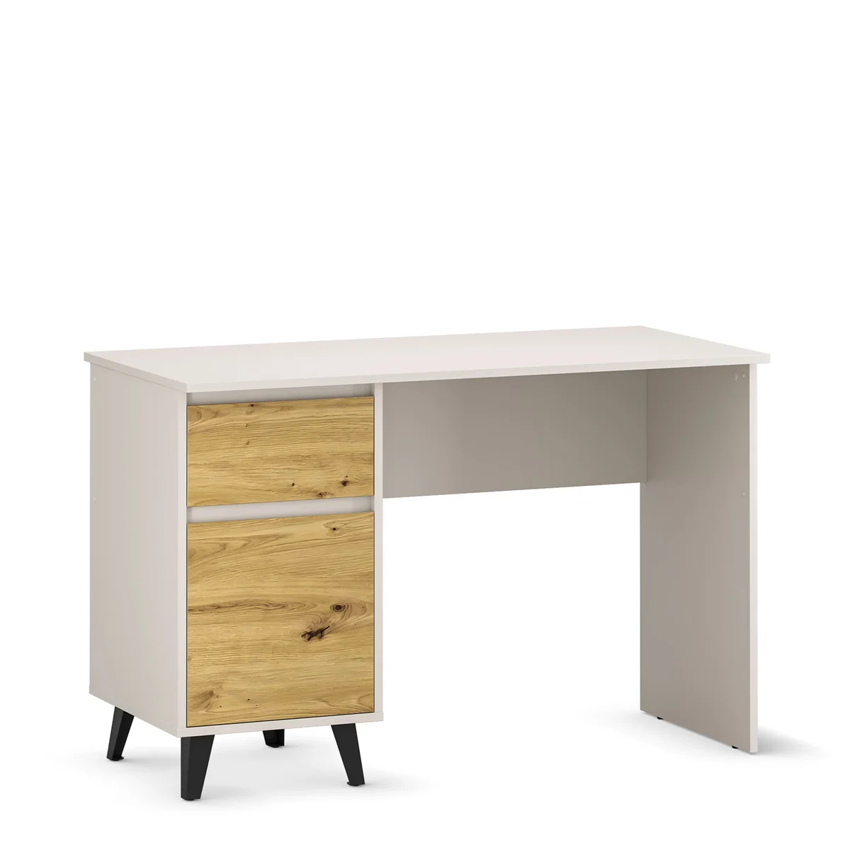Biurko BORG 1d1s/120 kaszmir / dąb artisan | Mebelbos — zdjęcie 3