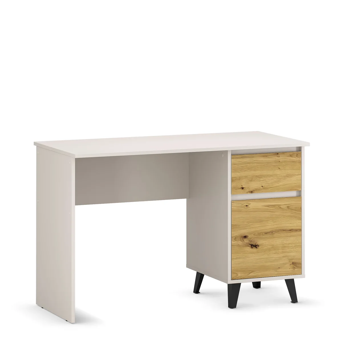 Biurko BORG 1d1s/120 kaszmir / dąb artisan | Mebelbos — zdjęcie 4