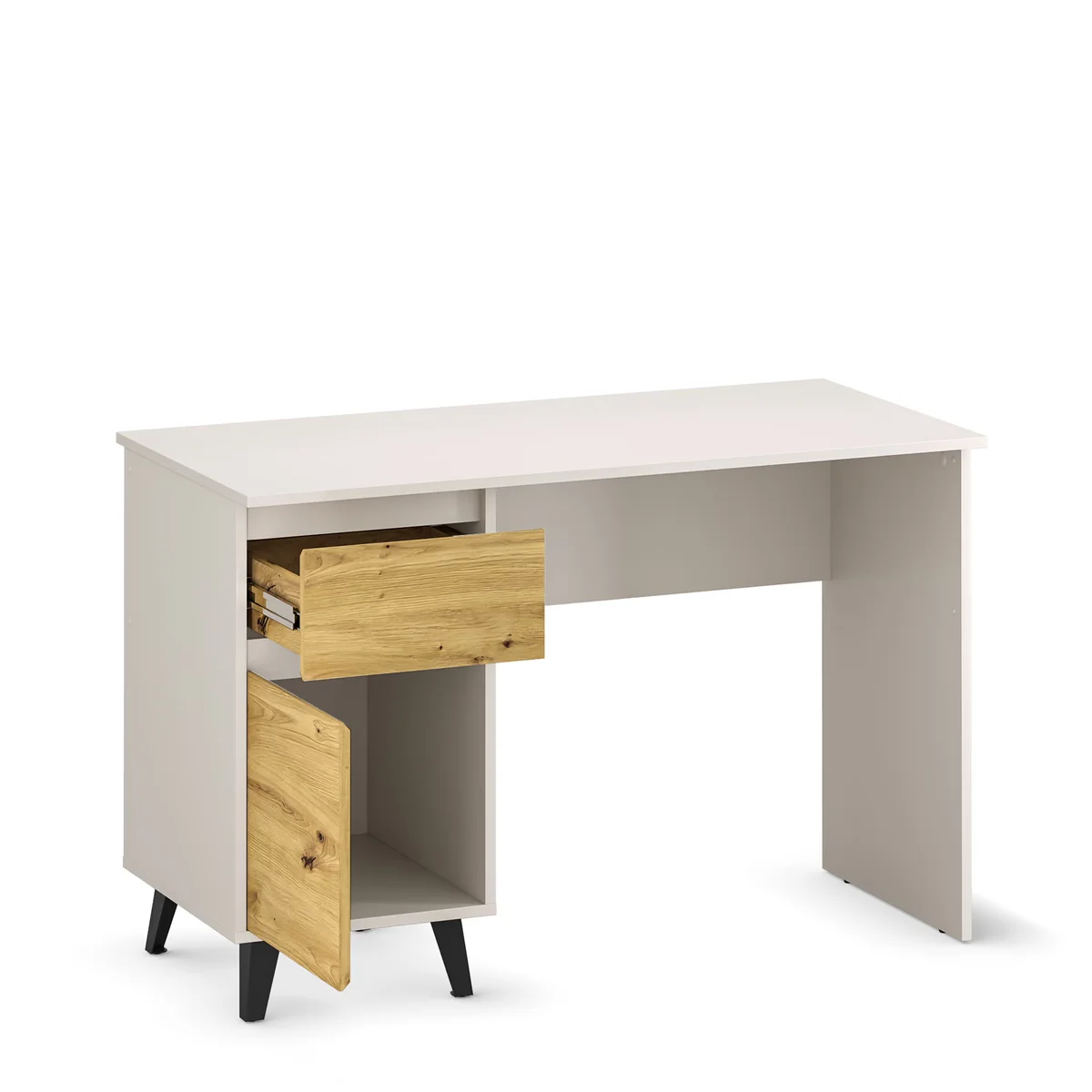 Biurko BORG 1d1s/120 kaszmir / dąb artisan | Mebelbos — zdjęcie 6