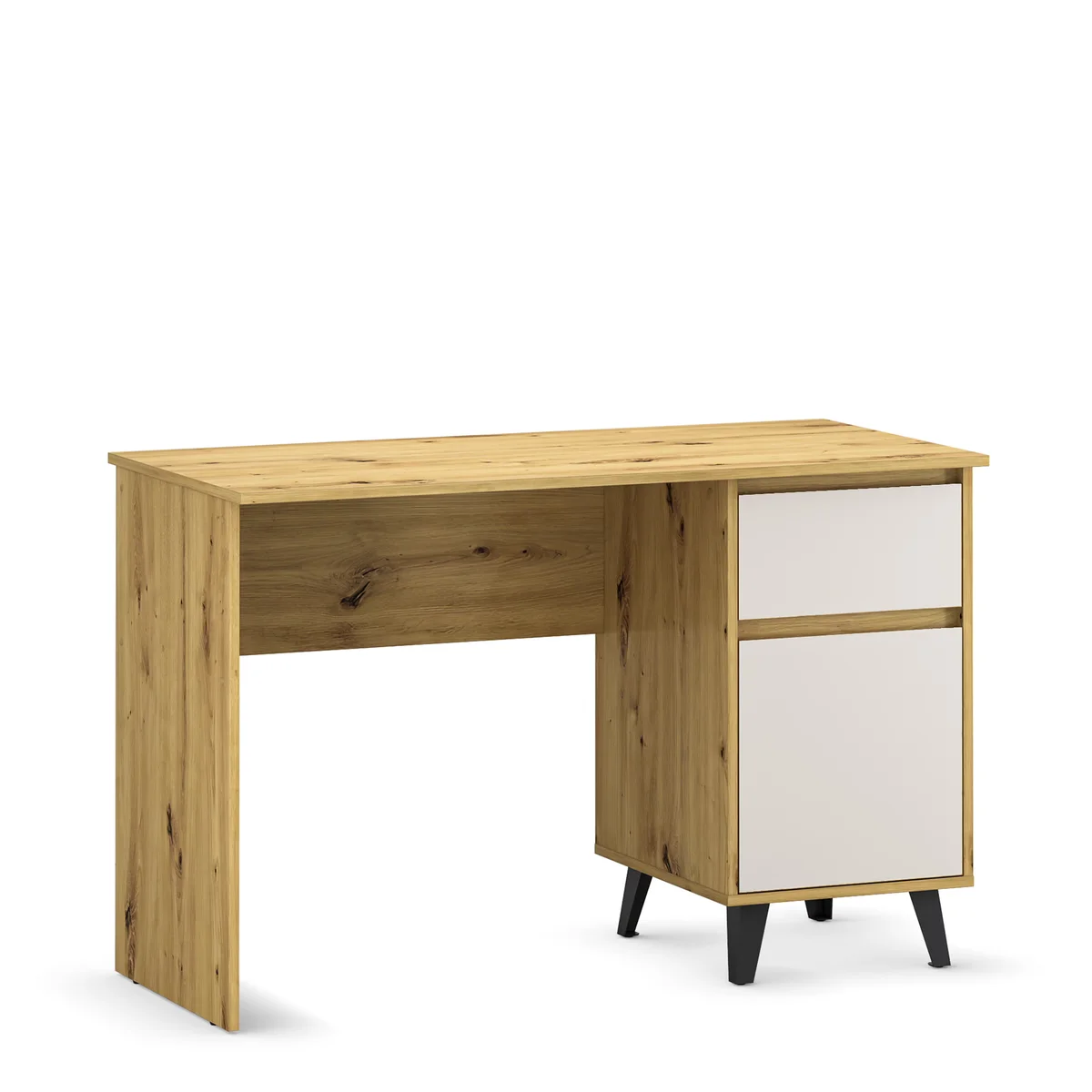 Biurko BORG 1d1s/120 dąb artisan / kaszmir | Mebelbos — zdjęcie 4 Biurko BORG 1d1s/120 dąb artisan / kaszmir | Mebelbos — zdjęcie 4