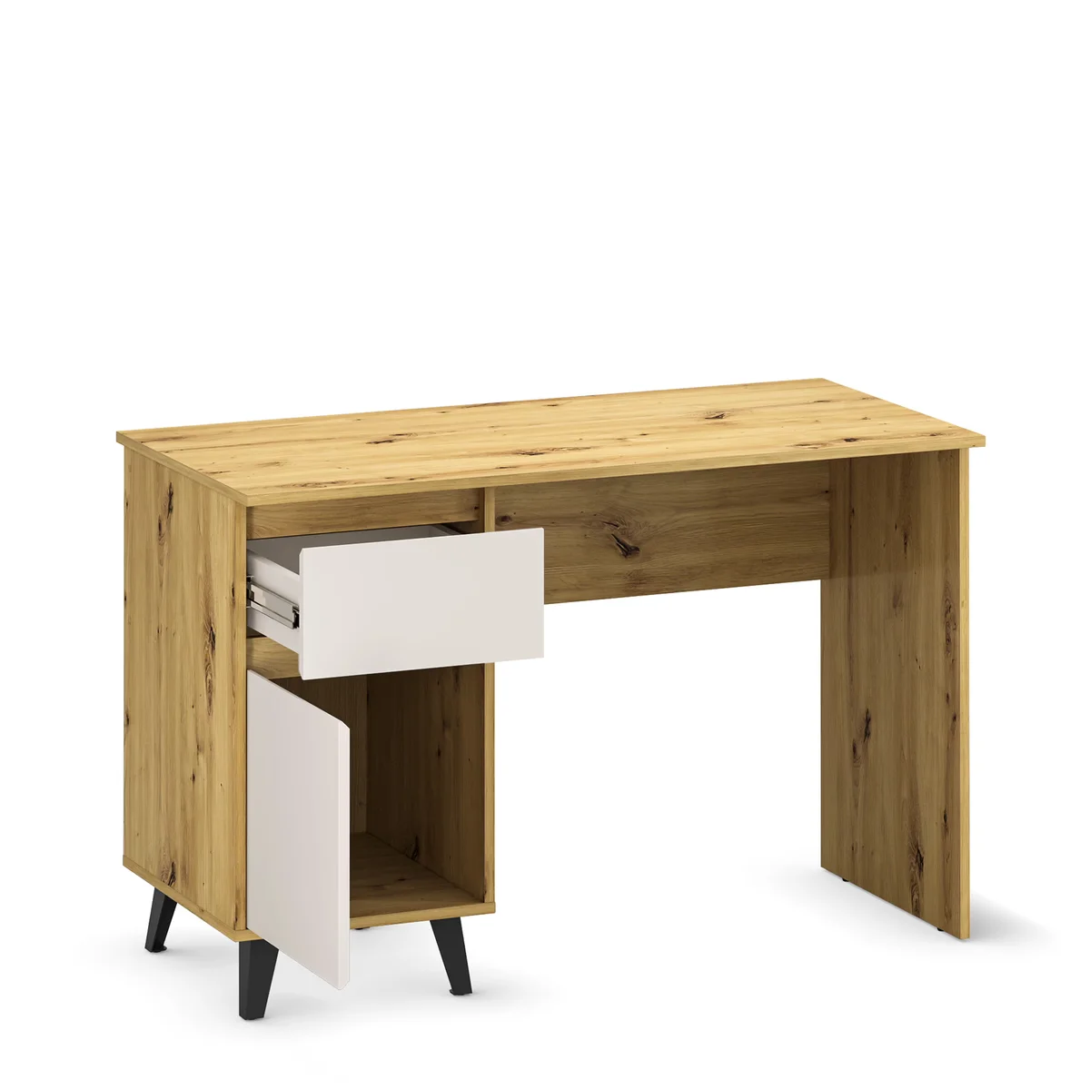 Biurko BORG 1d1s/120 dąb artisan / kaszmir | Mebelbos — zdjęcie 6 Biurko BORG 1d1s/120 dąb artisan / kaszmir | Mebelbos — zdjęcie 6