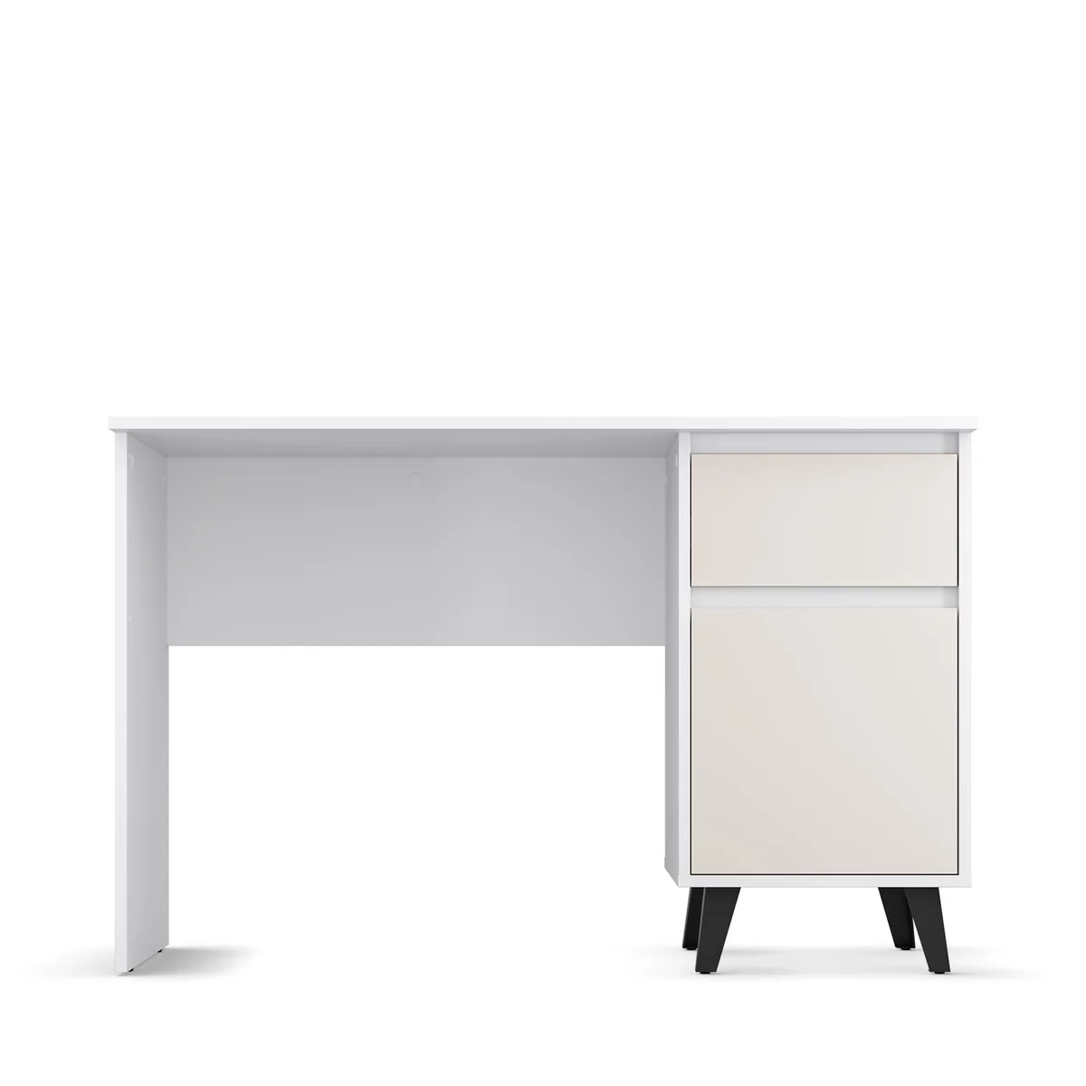 Biurko BORG 1d1s/120 biały / kaszmir | Mebelbos — zdjęcie 2