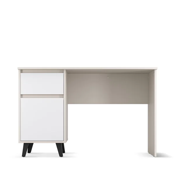 Biurko BORG 1d1s/120 kaszmir / biały | Mebelbos