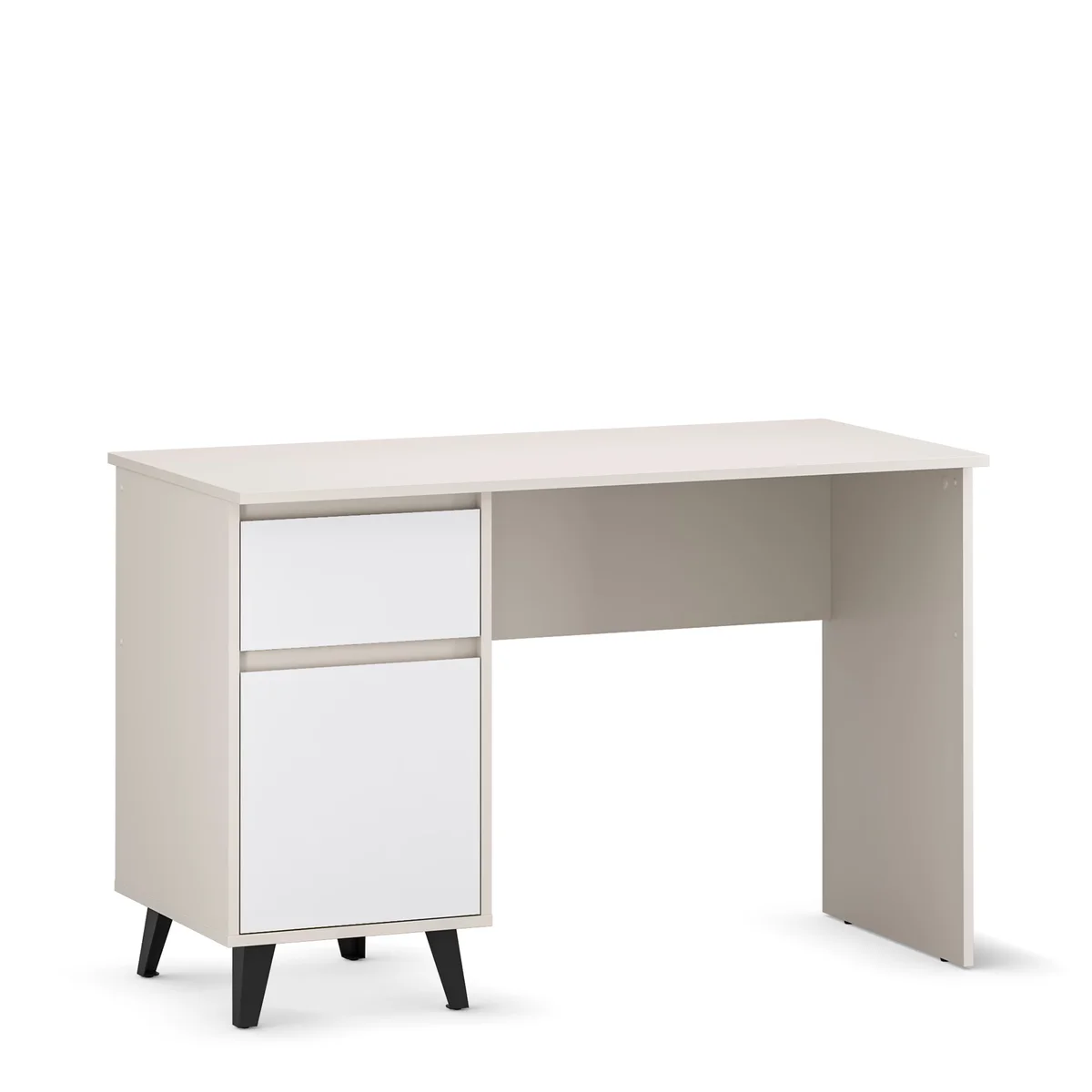 Biurko BORG 1d1s/120 kaszmir / biały | Mebelbos — zdjęcie 3 Biurko BORG 1d1s/120 kaszmir / biały | Mebelbos — zdjęcie 3