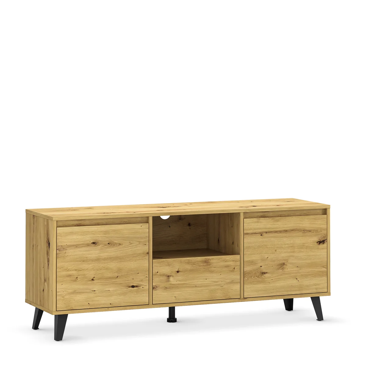 Szafka BORG RTV 2d1s dąb artisan [P] (v.3) | Mebelbos — zdjęcie 2