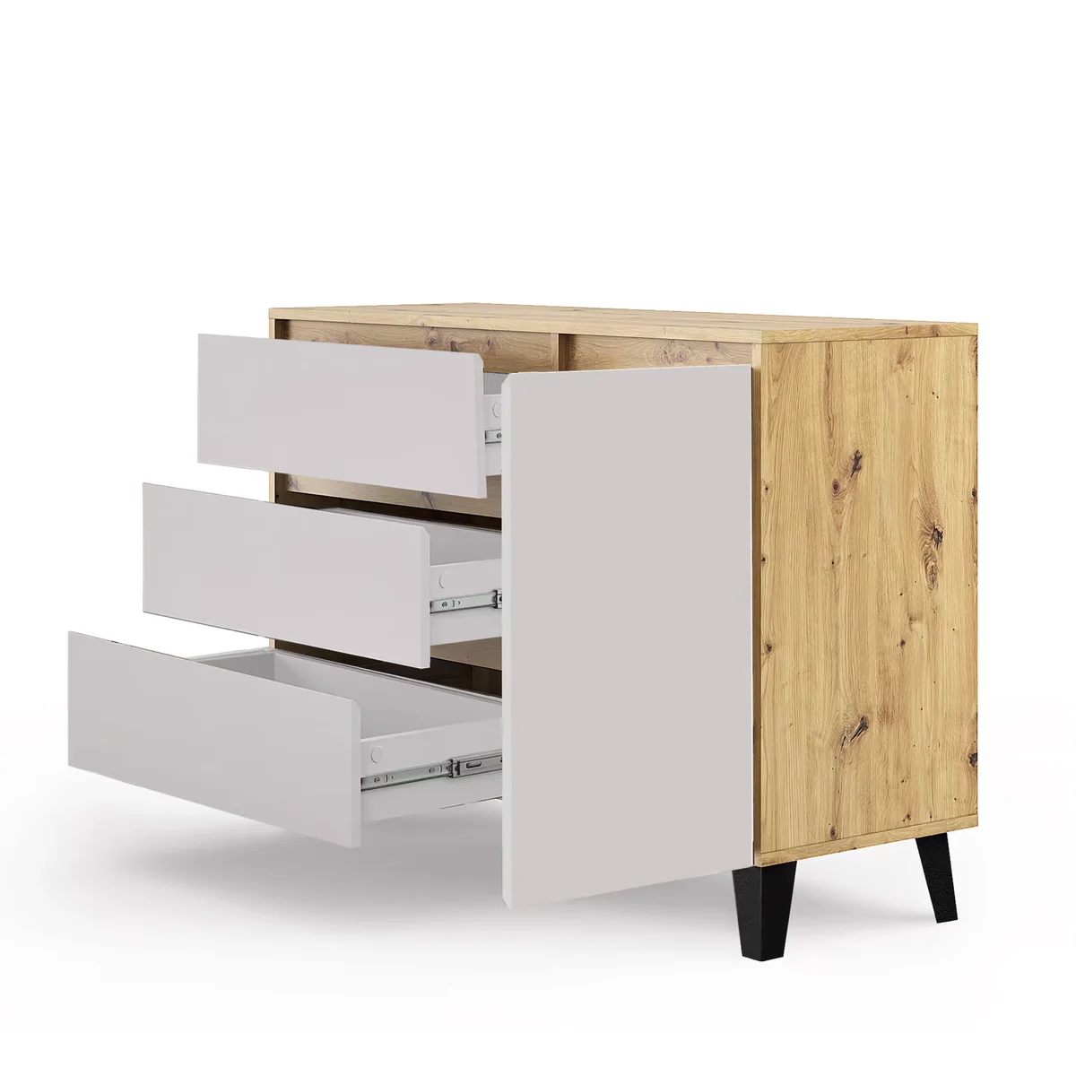 Komoda BORG 1d3s dąb artisan / kaszmir | Mebelbos — zdjęcie 8 Komoda BORG 1d3s dąb artisan / kaszmir | Mebelbos — zdjęcie 8