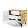 Komoda BORG 1d3s dąb artisan / biały | Mebelbos — zdjęcie 6