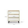 Komoda BORG 3s/70 dąb artisan / biały | Mebelbos — zdjęcie 6 Komoda BORG 3s/70 dąb artisan / biały | Mebelbos — zdjęcie 6