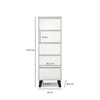 Komoda BORG 5s/40 kaszmir / biały | Mebelbos — zdjęcie 4