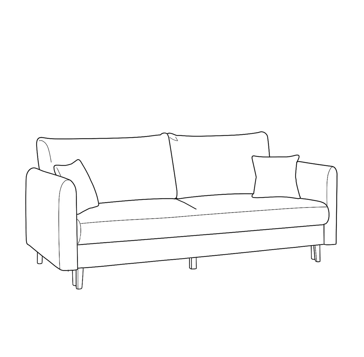 Sofa ERIS 3DL Gr_1 | Mebelbos