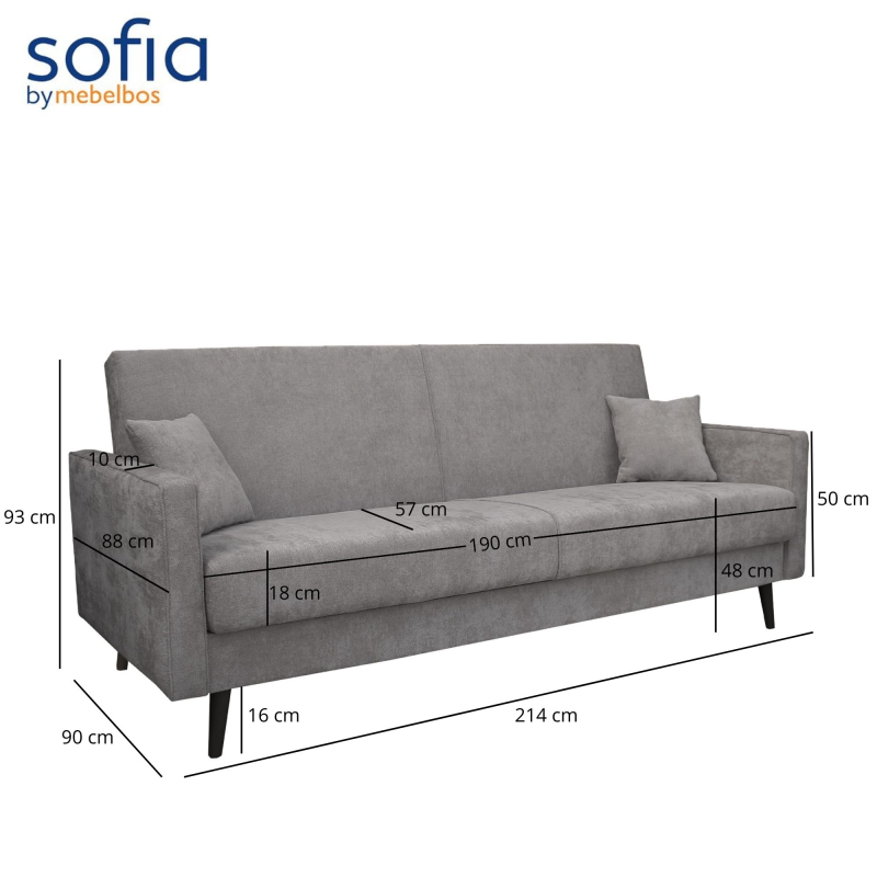 Wersalka NEPAL 3DL Sereno694 | Mebelbos — zdjęcie 4