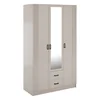 Szafa KAMI 3d2s z lustrem RYFLA kaszmir | Mebelbos Szafa KAMI 3d2s z lustrem RYFLA kaszmir | Mebelbos