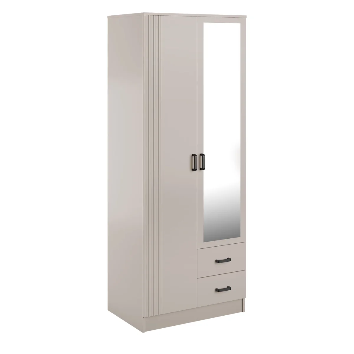 Szafa KAMI 2d2s z lustrem RYFLA kaszmir | Mebelbos