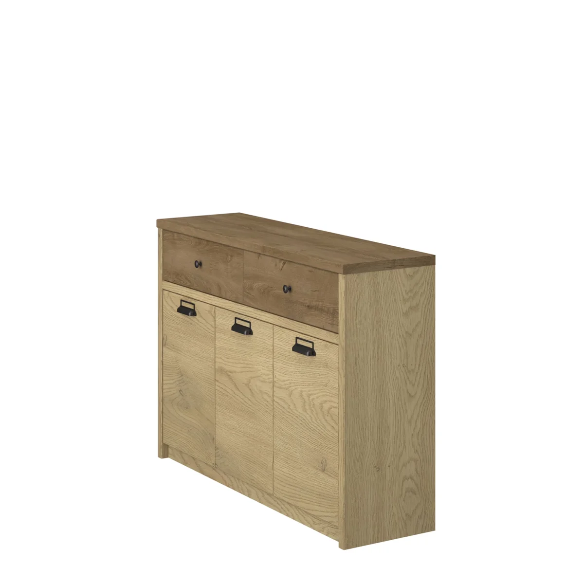 Komoda DENZEL 3d2s dąb cremona / dąb lefkas | Mebelbos — zdjęcie 3