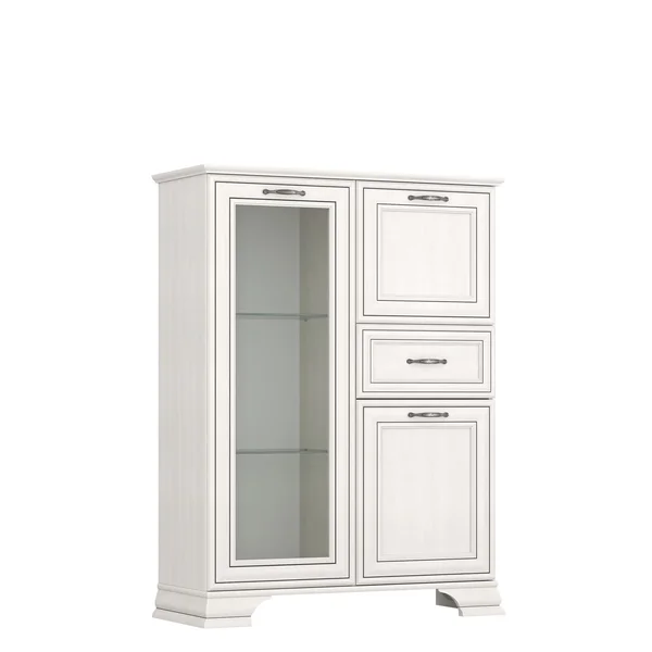 Komoda TIFFANY II z barkiem 1d1w1s1b fineline crema | Mebelbos