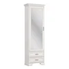 Regał TIFFANY II z lustrem 1d2s fineline crema | Mebelbos Regał TIFFANY II z lustrem 1d2s fineline crema | Mebelbos