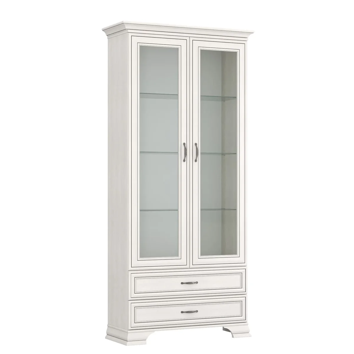 Witryna TIFFANY II 2w2s fineline crema | Mebelbos