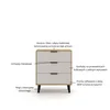 Komoda BORG DUO 3s dąb artisan / kaszmir | Mebelbos — zdjęcie 6