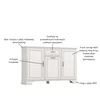 Komoda TIFFANY II 3d1s fineline crema | Mebelbos — zdjęcie 5