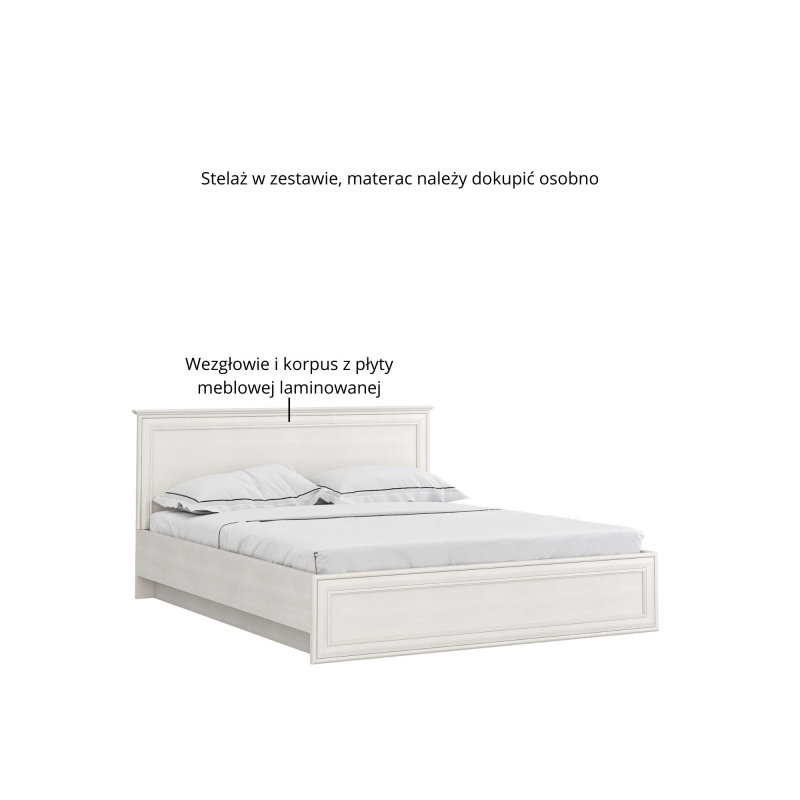 Łoże TIFFANY II 160 fineline crema | Mebelbos — zdjęcie 4