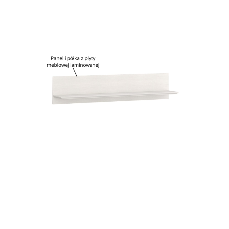 Półka TIFFANY II 130 fineline crema | Mebelbos — zdjęcie 4 Półka TIFFANY II 130 fineline crema | Mebelbos — zdjęcie 4