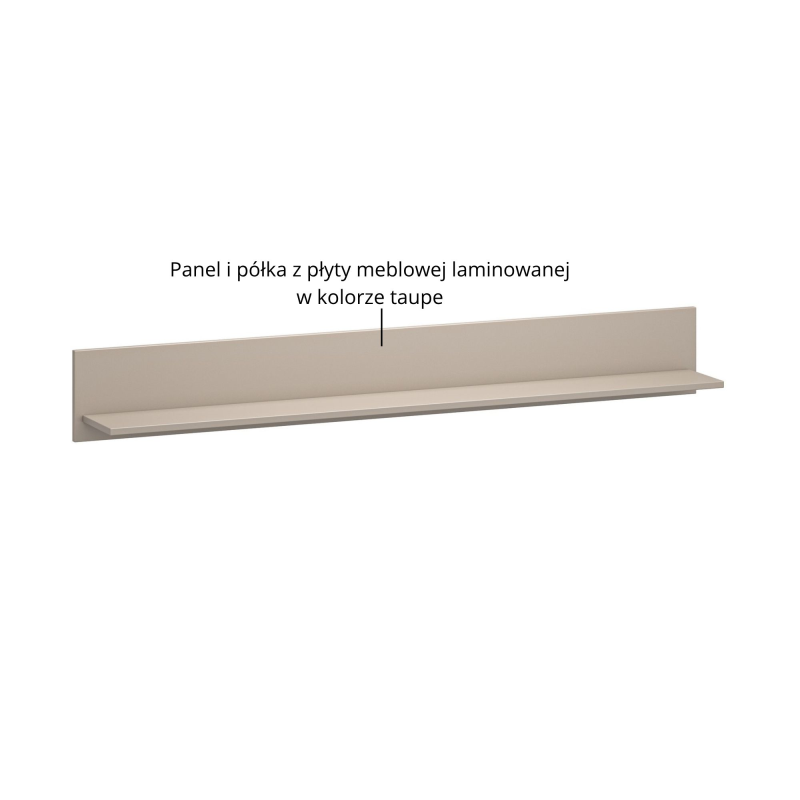 Półka KLEO 160 [D] taupe | Mebelbos — zdjęcie 3