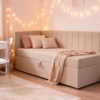 Tapczan CROPP Uttario Velvet 2976 beż | Mebelbos — zdjęcie 4