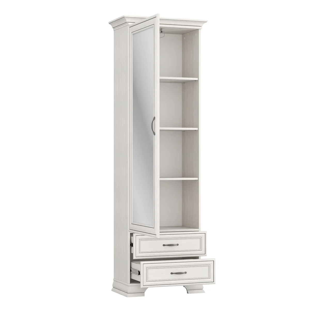 Regał TIFFANY II z lustrem 1d2s fineline crema | Mebelbos — zdjęcie 5 Regał TIFFANY II z lustrem 1d2s fineline crema | Mebelbos — zdjęcie 5