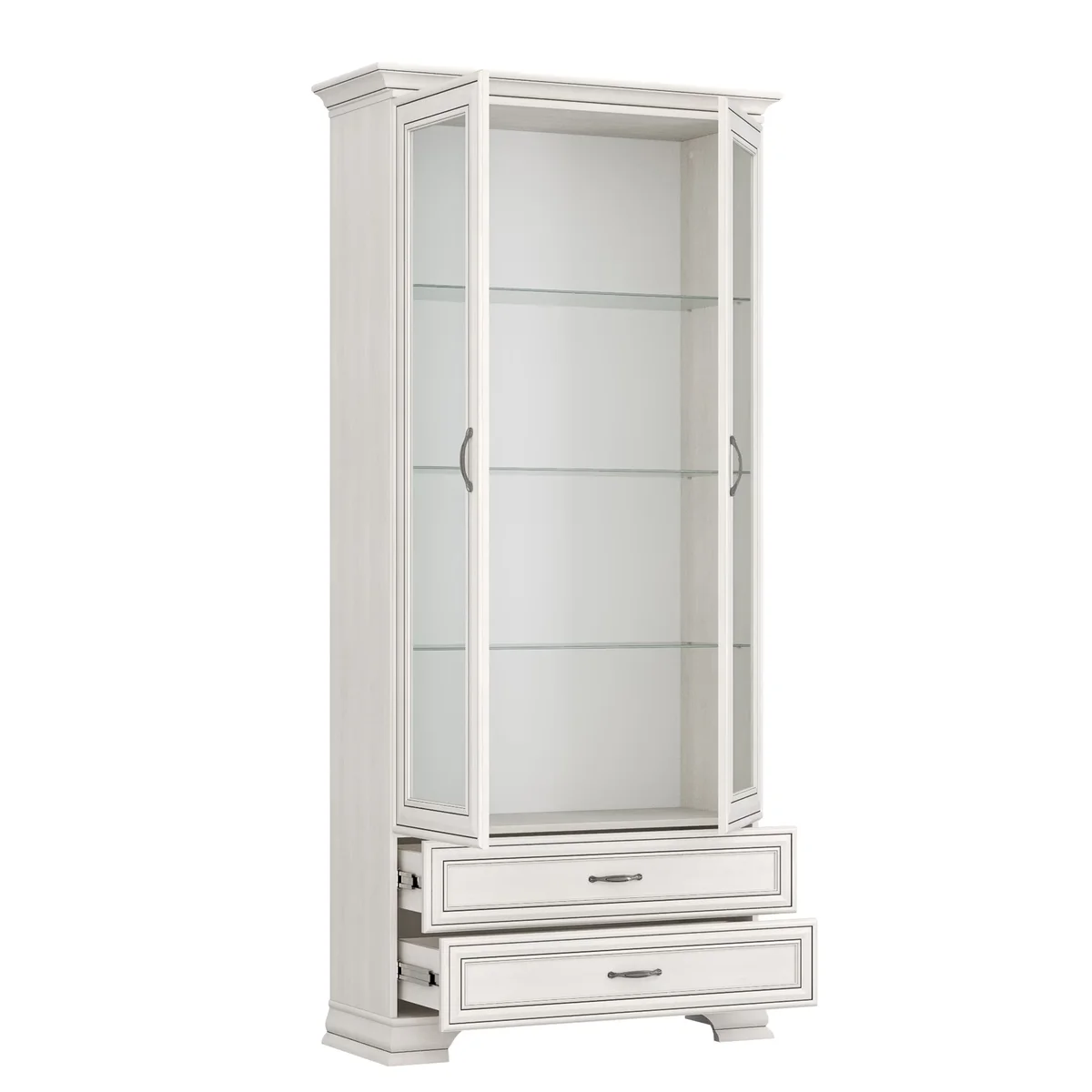 Witryna TIFFANY II 2w2s fineline crema | Mebelbos — zdjęcie 4