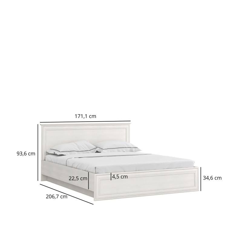 Łoże TIFFANY II 160 fineline crema | Mebelbos — zdjęcie 3