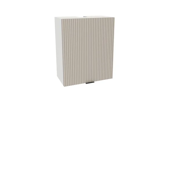Szafka kuchenna BOSTON GOK-60 okap biały / Ryfla PVC kaszmir mat | Mebelbos