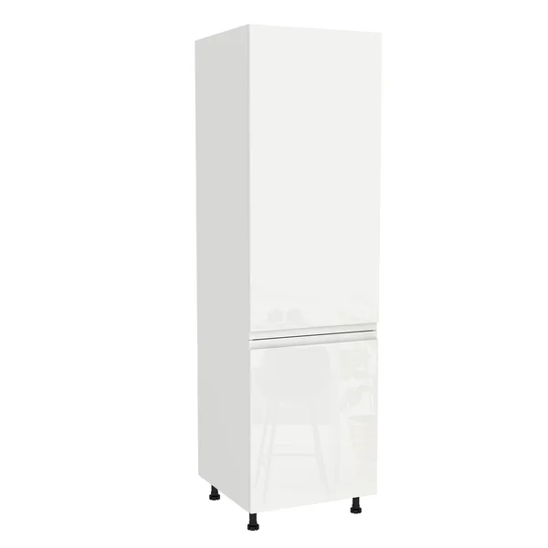 Szafka kuchenna BOSTON DL-60-197 biały / Tafla B akryl biały połysk | Mebelbos