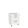 Szafka kuchenna BOSTON DSH-60-2W-1N biały / Tafla biały | Mebelbos Szafka kuchenna BOSTON DSH-60-2W-1N biały / Tafla biały | Mebelbos
