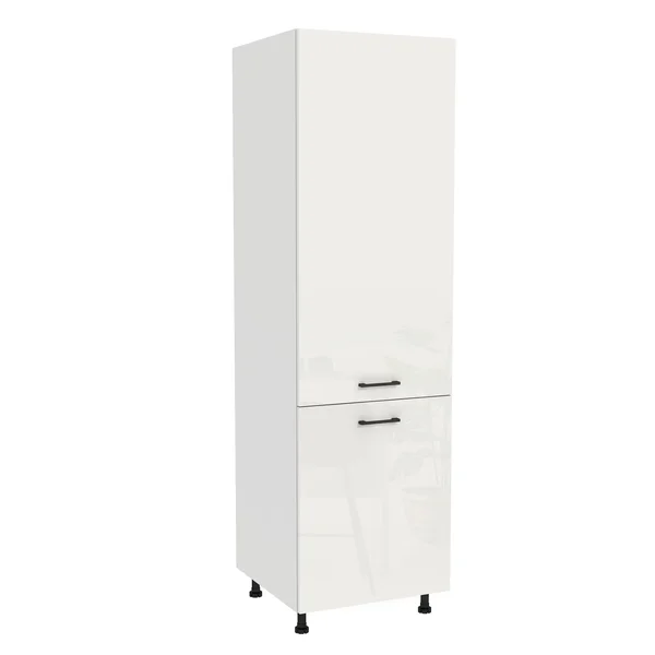 Szafka kuchenna BOSTON DL-60-197 biały / Tafla akryl biały połysk | Mebelbos