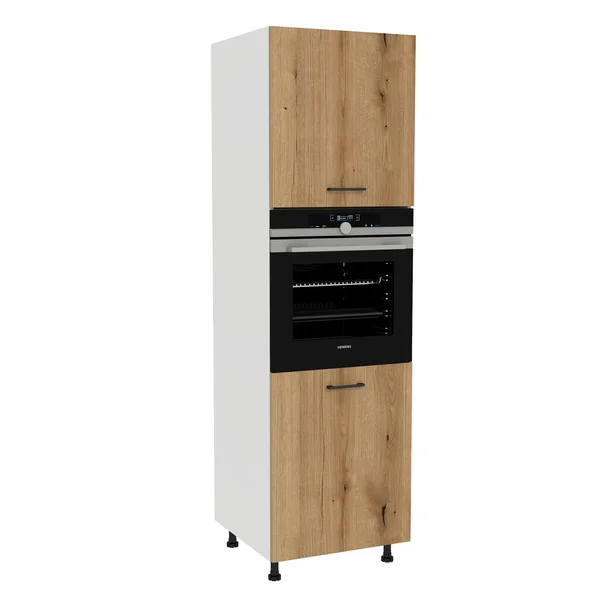 Szafka kuchenna BOSTON DP-60-197 biały / Tafla dąb evok | Mebelbos