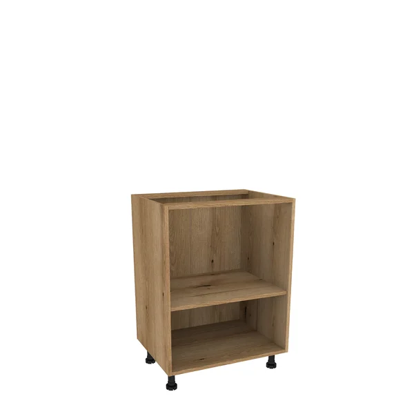 Szafka kuchenna BOSTON D1SH-60 dąb evok / Tafla akryl biały połysk | Mebelbos