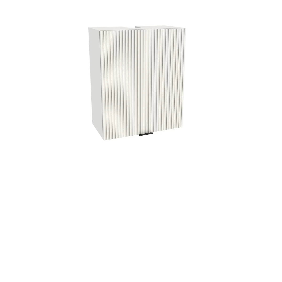 Szafka kuchenna BOSTON GOK-60 okap biały / Ryfla PVC biały mat | Mebelbos