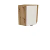 Szafka kuchenna BOSTON GNWU-60 dąb evok / Ryfla PVC biały mat | Mebelbos