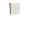Szafka kuchenna BOSTON GOK-60 okap dąb evok / Ryfla PVC biały mat | Mebelbos