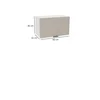 Szafka kuchenna BOSTON GO-60 biały / Ryfla PVC kaszmir mat | Mebelbos — zdjęcie 2