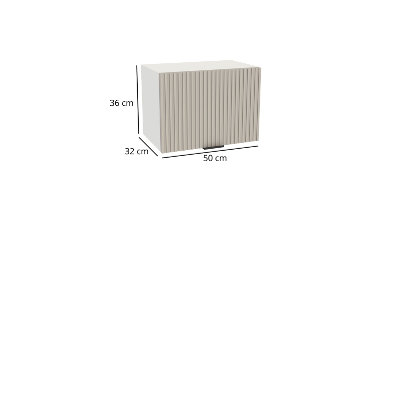 Szafka kuchenna BOSTON GO-50 biały / Ryfla PVC kaszmir mat | Mebelbos — zdjęcie 2 Szafka kuchenna BOSTON GO-50 biały / Ryfla PVC kaszmir mat | Mebelbos — zdjęcie 2
