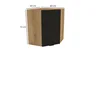Szafka kuchenna BOSTON GNWU-60 dąb evok / Ryfla PVC czarny mat | Mebelbos — zdjęcie 2