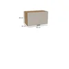 Szafka kuchenna BOSTON GO-60 dąb evok / Ryfla PVC kaszmir mat | Mebelbos — zdjęcie 2