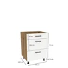Szafka kuchenna BOSTON DSH-60-2W-1N dąb evok / Tafla biały | Mebelbos — zdjęcie 2