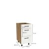 Szafka kuchenna BOSTON DSH-40-2W-1N dąb evok / Tafla akryl biały połysk | Mebelbos — zdjęcie 2 Szafka kuchenna BOSTON DSH-40-2W-1N dąb evok / Tafla akryl biały połysk | Mebelbos — zdjęcie 2