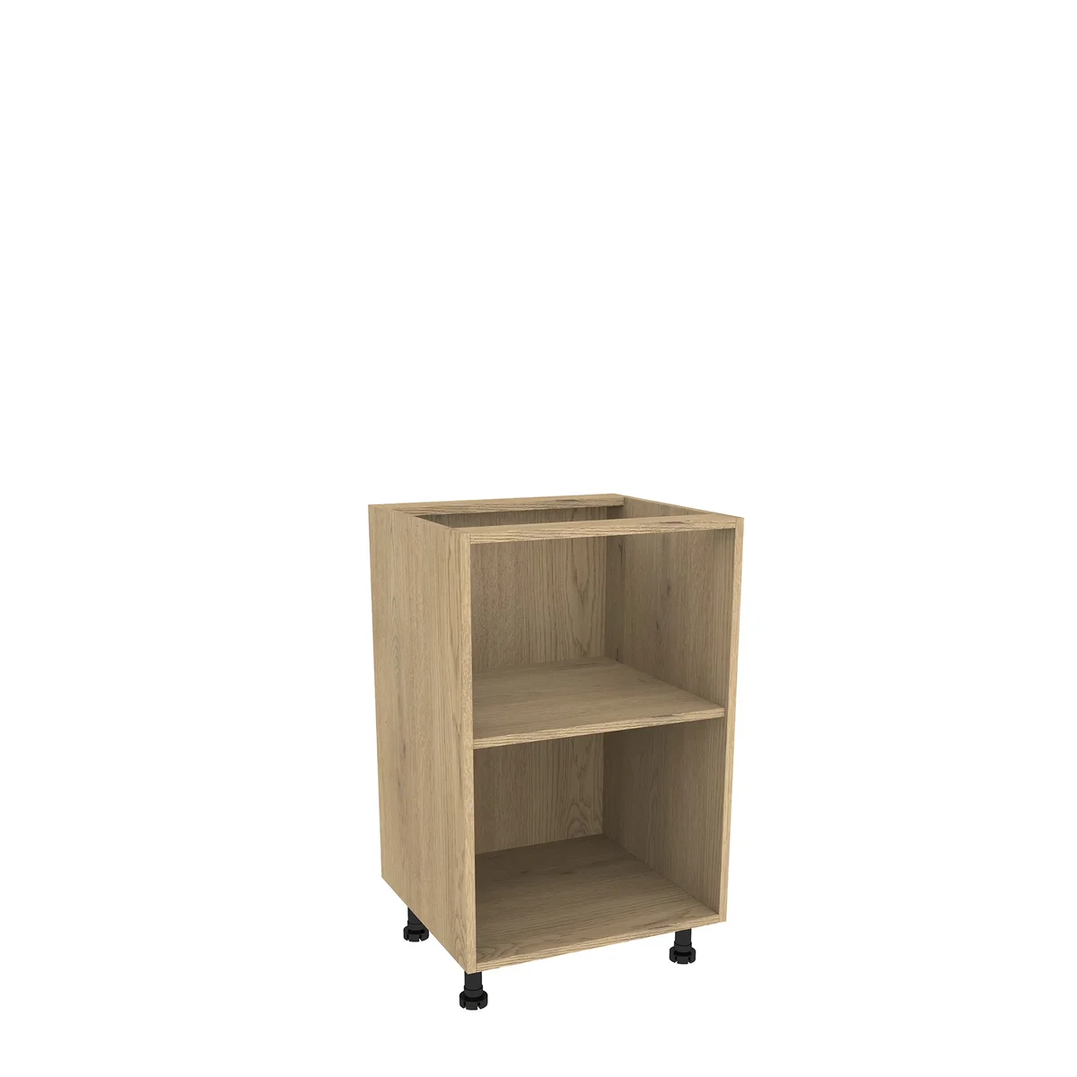 Szafka kuchenna BOSTON D-50 dąb cremona / Tafla czarny | Mebelbos — zdjęcie 3